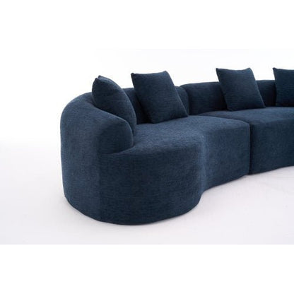 LY-025 Compression Sofa - 4-Seater Chenille by The Nevermore