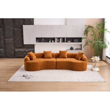LY-025 Compression Sofa - 4-Seater Chenille by The Nevermore