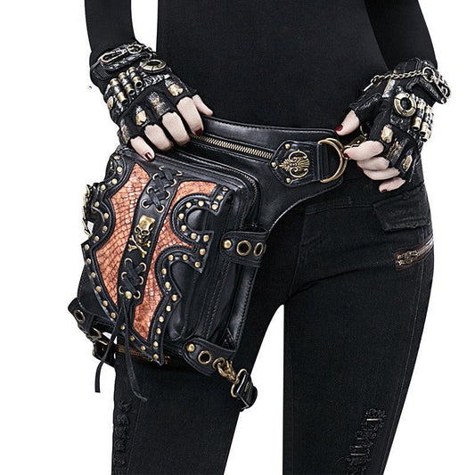 Mallie Unsworth - The Nevermore Steampunk Bag – Unique Steampunk Accessories by Nevermore Lifestyle & Tech | Black