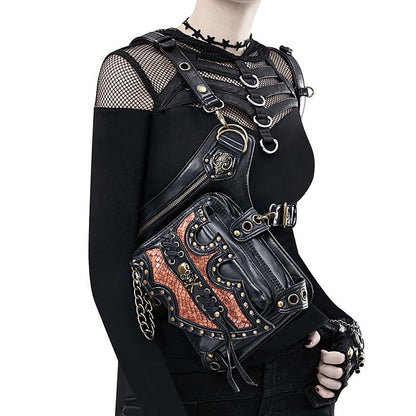 Mallie Unsworth - The Nevermore Steampunk Bag – Unique Steampunk Accessories by Nevermore Lifestyle & Tech | Black