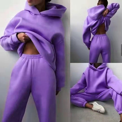 Marlie Idalee - The Nevermore Women's Tracksuit – Unique Fashion for Women by Nevermore Lifestyle & Tech | 2XL Purple