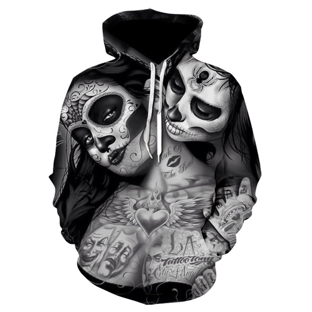 Marlowe Ethergate - The Nevermore Gothic Hoodie Sweatshirt for Women – Unique Gothic Hoodies by Nevermore Lifestyle & Tech | 2XL Black2