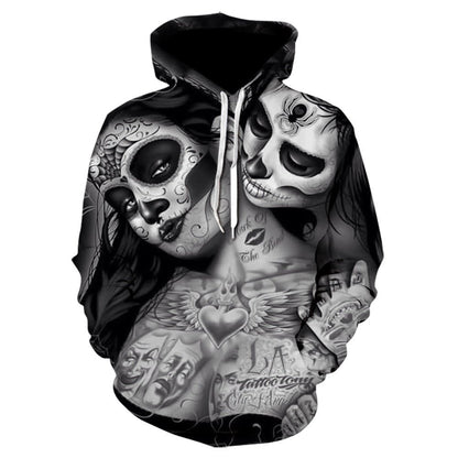 Marlowe Ethergate - The Nevermore Gothic Hoodie Sweatshirt for Women – Unique Gothic Hoodies by Nevermore Lifestyle & Tech | 2XL Black2
