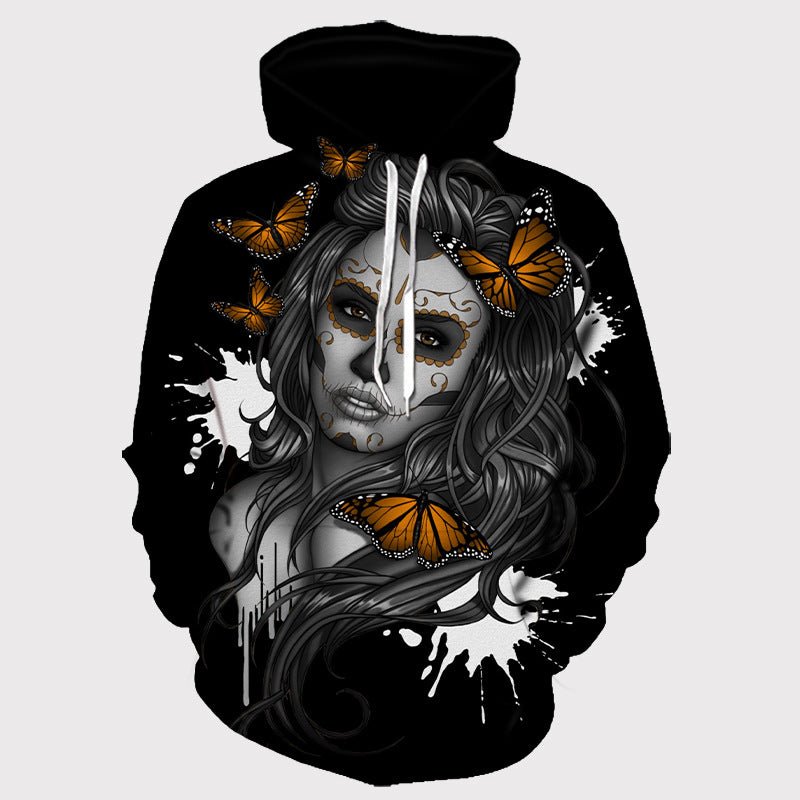 Marlowe Ethergate - The Nevermore Gothic Hoodie Sweatshirt for Women – Unique Gothic Hoodies by Nevermore Lifestyle & Tech | 2XL Black4