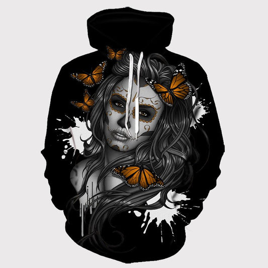 Marlowe Ethergate - The Nevermore Gothic Hoodie Sweatshirt for Women – Unique Gothic Hoodies by Nevermore Lifestyle & Tech | 2XL Black4