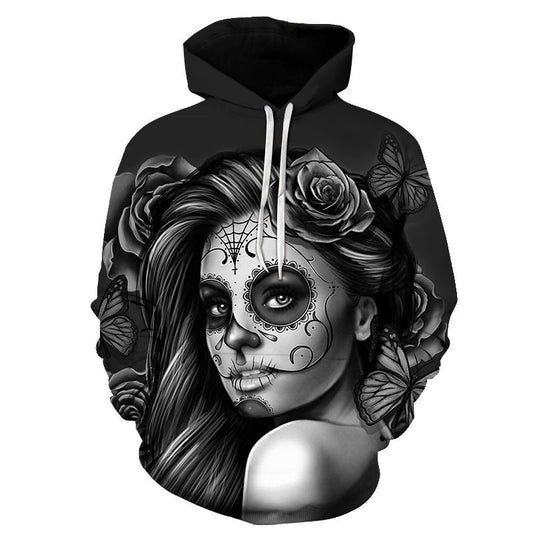 Marlowe Ethergate - The Nevermore Gothic Hoodie Sweatshirt for Women – Unique Gothic Hoodies by Nevermore Lifestyle & Tech | 2XL Black5
