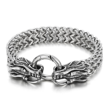 Marlowe - Retro Stainless Steel Bracelet by The Nevermore – Unique Gothic Jewelry by Nevermore Lifestyle & Tech | Faucet Bracelet