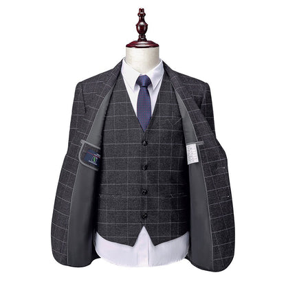 Mason Drake – Men's Business Suit by The Nevermore – Unique Suits by Nevermore Lifestyle & Tech | 2XL Dark Grey