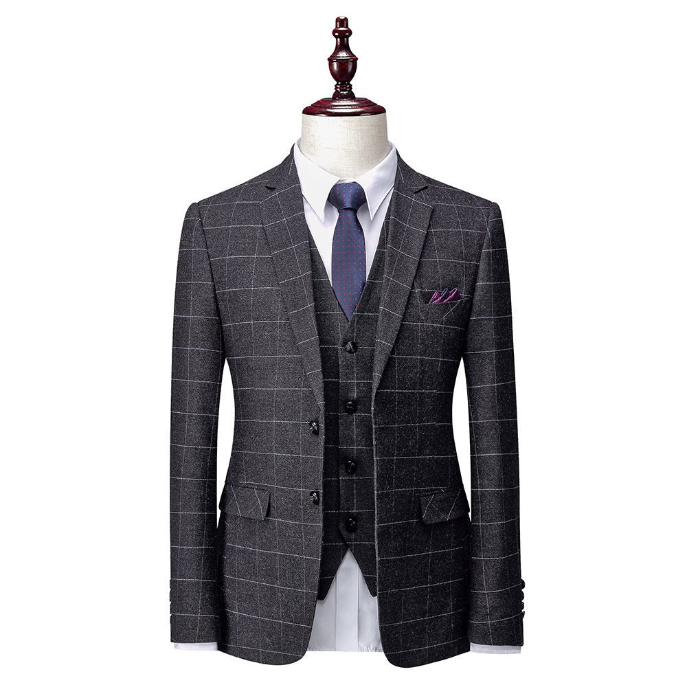 Mason Drake – Men's Business Suit by The Nevermore – Unique Suits by Nevermore Lifestyle & Tech | 2XL Dark Grey