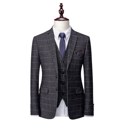 Mason Drake – Men's Business Suit by The Nevermore – Unique Suits by Nevermore Lifestyle & Tech | 2XL Dark Grey