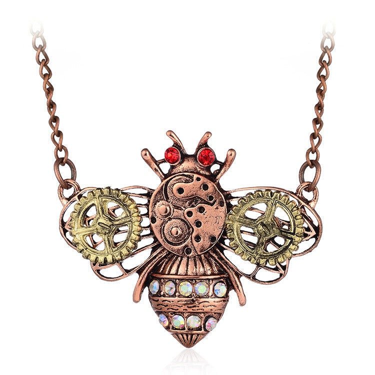 Mechanical Bee - The Nevermore Steampunk Pendant – Unique Pendants - Necklaces by Nevermore Lifestyle & Tech | SET3