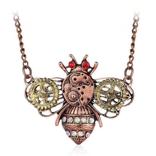 Mechanical Bee - The Nevermore Steampunk Pendant – Unique Pendants - Necklaces by Nevermore Lifestyle & Tech | SET3