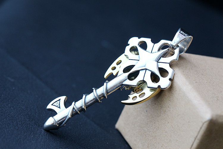 Memento Mori Key - The Nevermore Gothic Pendant 925 Sterling Silver