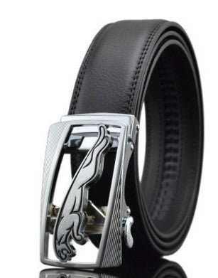 Memphis Chase - The Nevermore Automatic Buckle Leather Belt – Unique Accessories by Nevermore Lifestyle & Tech | Chromium buckle Tiger