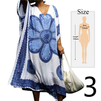 MermaidMyst - Printed Polyester Cover Up by The Nevermore