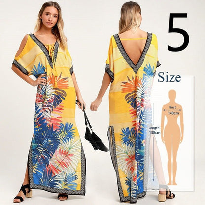 MermaidMyst - Printed Polyester Cover Up by The Nevermore