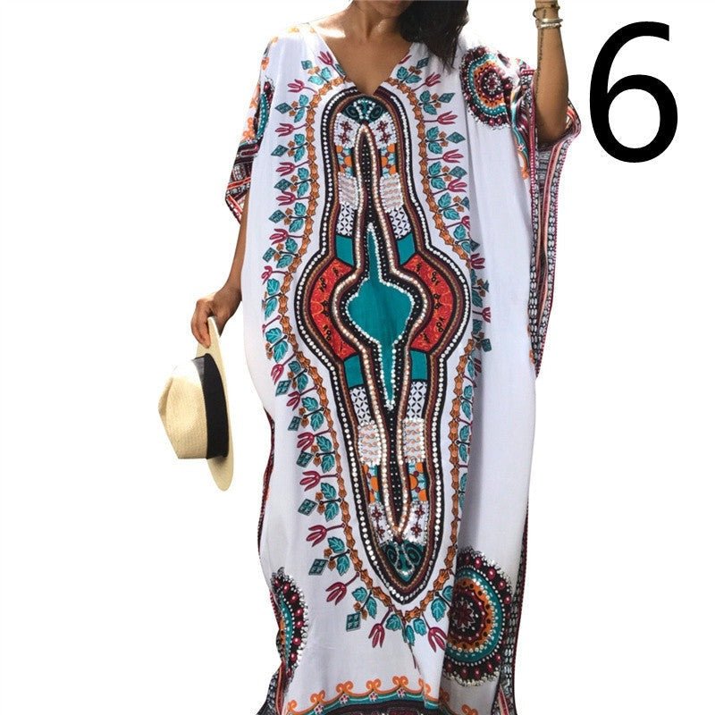 MermaidMyst - Printed Polyester Cover Up by The Nevermore