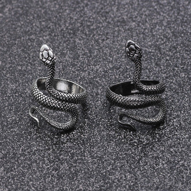 Misery Gravestone Snake - The Nevermore Gothic Ring – Unique Gothic Rings by Nevermore Lifestyle & Tech | 925Silver