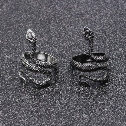Misery Gravestone Snake - The Nevermore Gothic Ring – Unique Gothic Rings by Nevermore Lifestyle & Tech | 925Silver