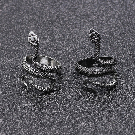 Misery Gravestone Snake - The Nevermore Gothic Ring – Unique Gothic Rings by Nevermore Lifestyle & Tech | 925Silver