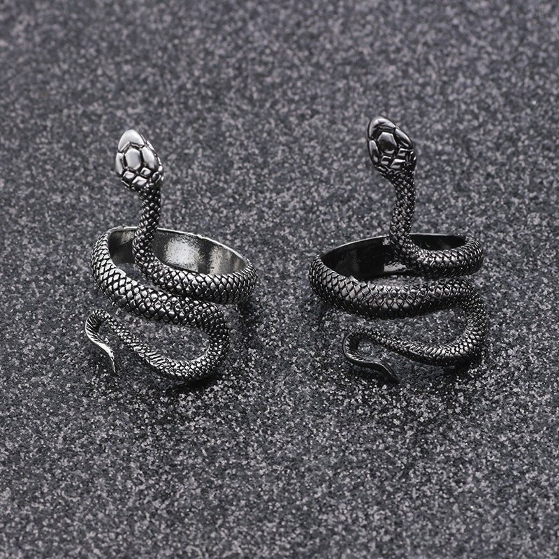 Misery Gravestone Snake - The Nevermore Gothic Ring – Unique Gothic Rings by Nevermore Lifestyle & Tech | 925Silver