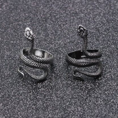 Misery Gravestone Snake - The Nevermore Gothic Ring – Unique Gothic Rings by Nevermore Lifestyle & Tech | 925Silver