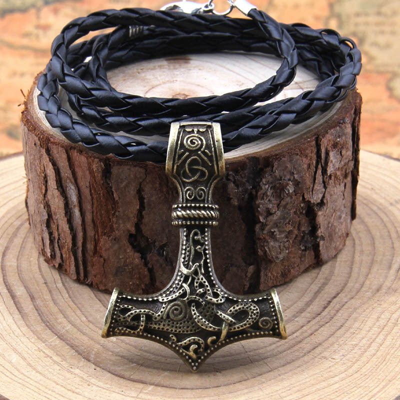 Mjolnir's Might Viking Amulet Pendant - The Nevermore Norse Pendant