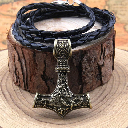 Mjolnir's Might Viking Amulet Pendant - The Nevermore Norse Pendant