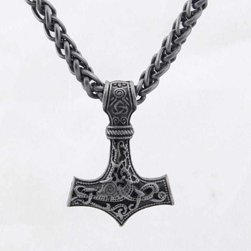 Mjolnir's Might Viking Amulet Pendant - The Nevermore Norse Pendant