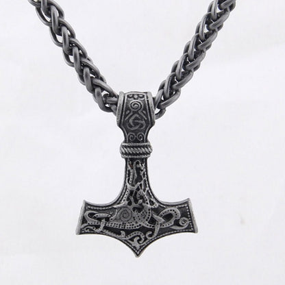 Mjolnir's Might Viking Amulet Pendant - The Nevermore Norse Pendant