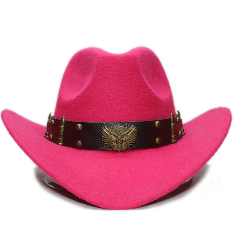 Montgomery Brassfire - The Nevermore Woollen Western Cowboy Hat for Men – Unique Men's Fashion by Nevermore Lifestyle & Tech | Adult Black