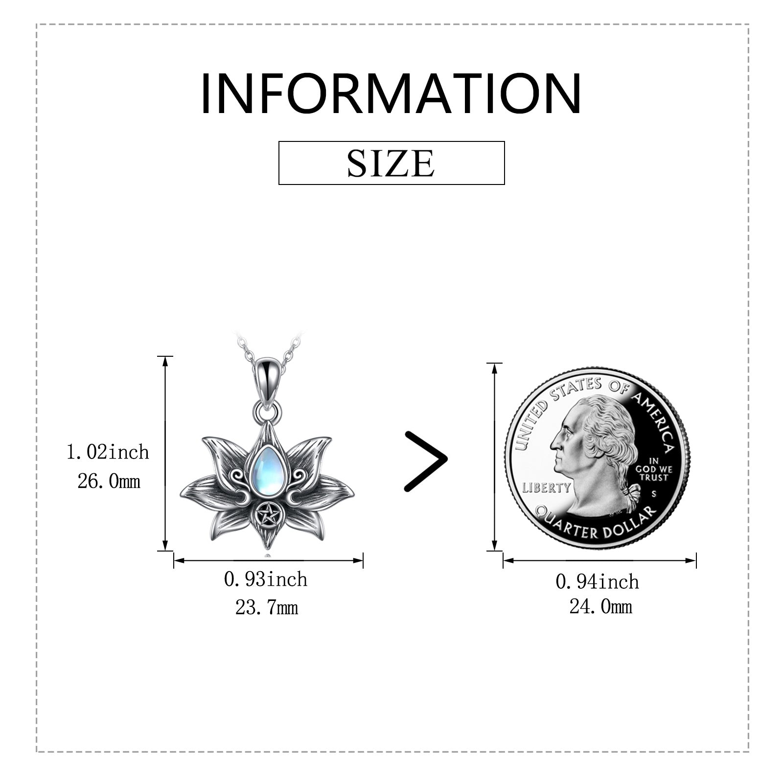 Moonlit Lotus - Gothic Silver Pendant by The Nevermore – Unique Gothic Jewelry by Nevermore Lifestyle & Tech | Silver