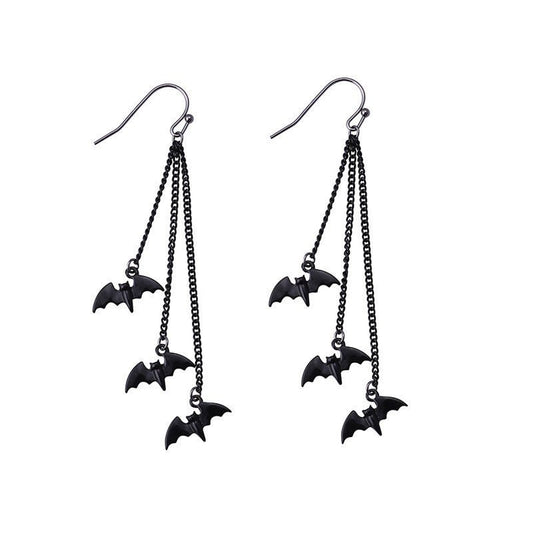 Morbidale - The Nevermore Gothic Earrings for Women Bats – Unique Gothic Jewelry by Nevermore Lifestyle & Tech | Black