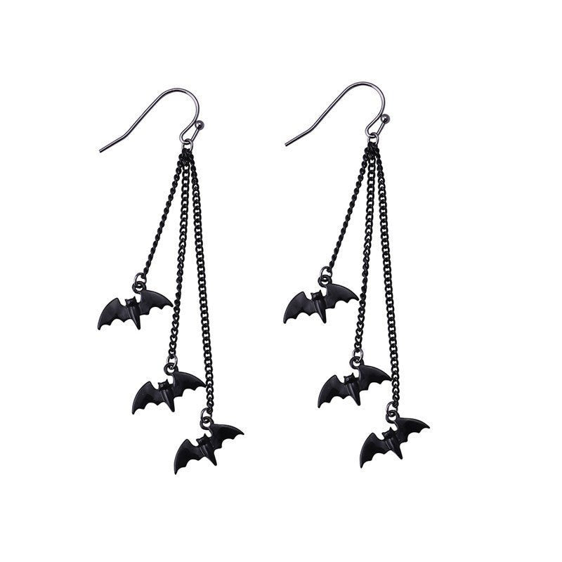 Morbidale - The Nevermore Gothic Earrings for Women Bats – Unique Gothic Jewelry by Nevermore Lifestyle & Tech | Black