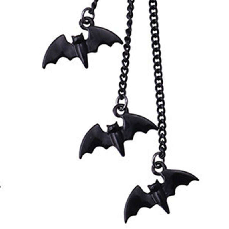Morbidale - The Nevermore Gothic Earrings for Women Bats – Unique Gothic Jewelry by Nevermore Lifestyle & Tech | Black