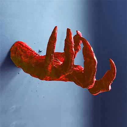 Morgana Drake - The Nevermore Gothic Home Decore Demon Claw Demon Eye Witch Arm Wall Hanging Resin Ornament – Unique Home Decor by Nevermore Lifestyle & Tech | Red