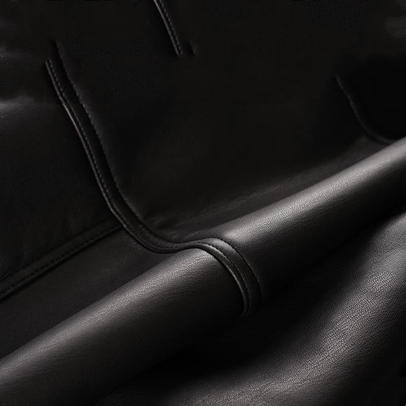 Morwenna Darkhart - Leather Motorcycle Jacket by The Nevermore – Unique Jackets by Nevermore Lifestyle & Tech | 2XL Black