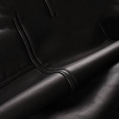 Morwenna Darkhart - Leather Motorcycle Jacket by The Nevermore – Unique Jackets by Nevermore Lifestyle & Tech | 2XL Black