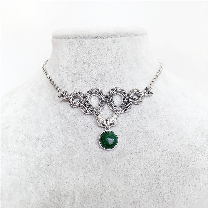 Mournshade – Gothic Necklace Snake by The Nevermore – Unique Gothic Jewelry by Nevermore Lifestyle & Tech | AQ1167