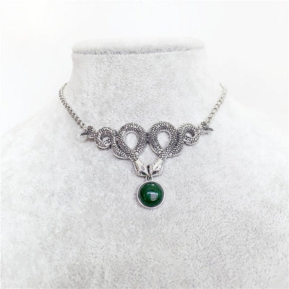 Mournshade – Gothic Necklace Snake by The Nevermore – Unique Gothic Jewelry by Nevermore Lifestyle & Tech | AQ1167