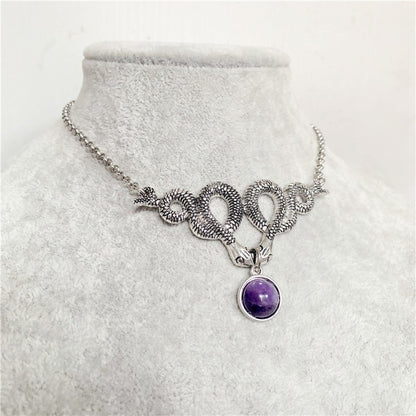 Mournshade – Gothic Necklace Snake by The Nevermore – Unique Gothic Jewelry by Nevermore Lifestyle & Tech | AQ1169