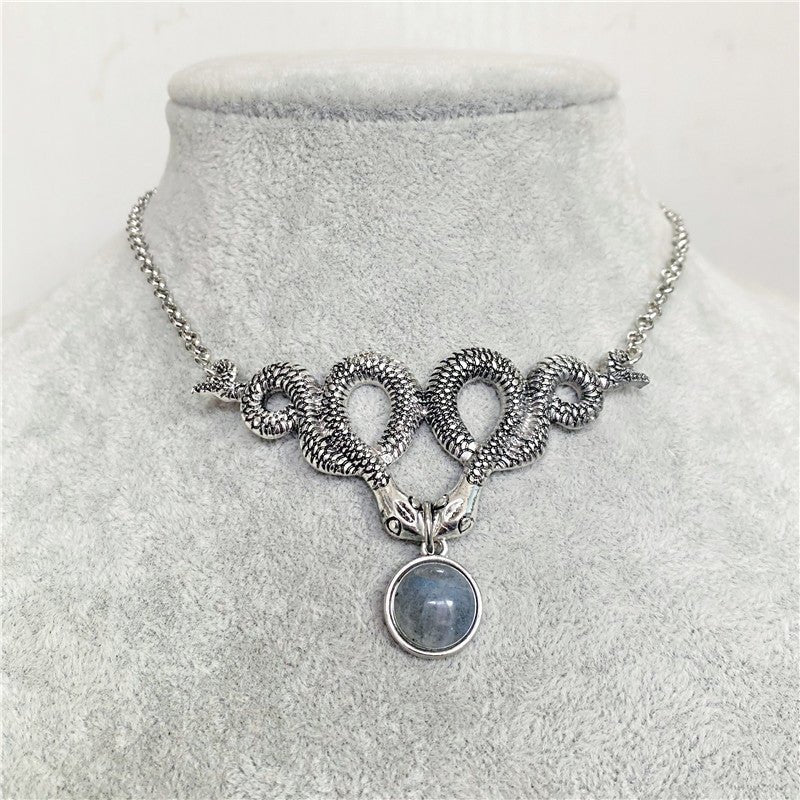 Mournshade – Gothic Necklace Snake by The Nevermore – Unique Gothic Jewelry by Nevermore Lifestyle & Tech | AQ1173