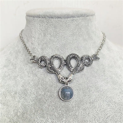 Mournshade – Gothic Necklace Snake by The Nevermore – Unique Gothic Jewelry by Nevermore Lifestyle & Tech | AQ1173