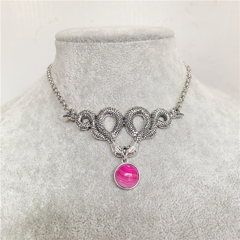 Mournshade – Gothic Necklace Snake by The Nevermore – Unique Gothic Jewelry by Nevermore Lifestyle & Tech | AQ1177