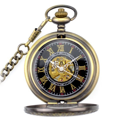 Murphy Crimple - The Nevermore Steampunk Pocket Watch for Men – Unique Steampunk Fashion by Nevermore Lifestyle & Tech | Gold