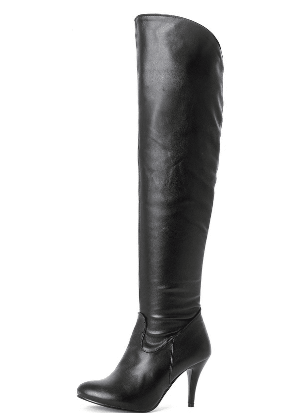 Muse High - Heeled Long Boots for Women - by The Nevermore – Unique Boots for Women by Nevermore Lifestyle & Tech | 34 Black
