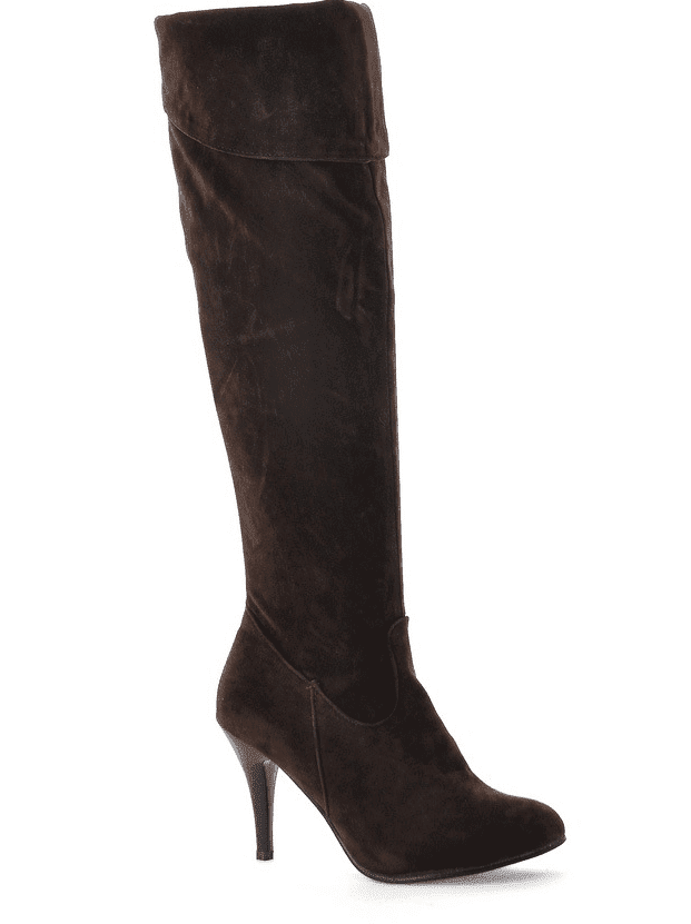 Muse High - Heeled Long Boots for Women - by The Nevermore – Unique Boots for Women by Nevermore Lifestyle & Tech | 34 Brown