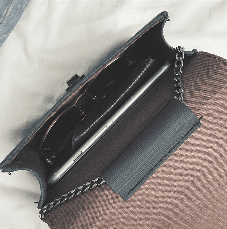 Mystique Luxe - Compact Women's Shoulder Bag by The Nevermore – Unique Bags by Nevermore Lifestyle & Tech | Black