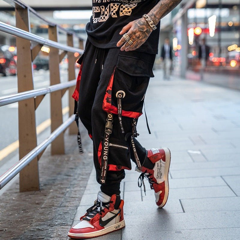 Nairn - The Nevermore Pants for Men Street hiphop – Unique Men's Fashion by Nevermore Lifestyle & Tech | L Black