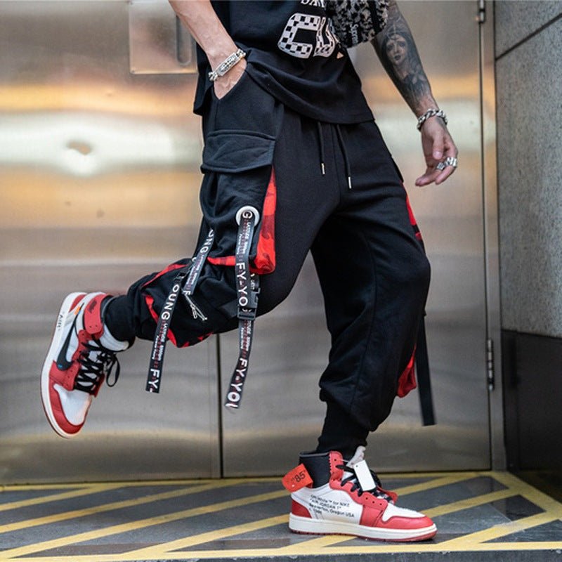 Nairn - The Nevermore Pants for Men Street hiphop – Unique Men's Fashion by Nevermore Lifestyle & Tech | L Black